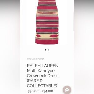 Ralph Lauren Multi Kandyce crewneck dress